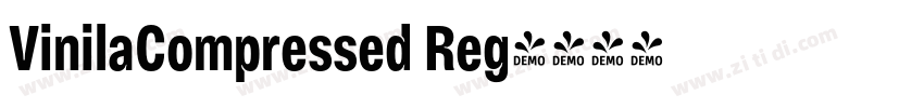 VinilaCompressed Reg字体转换